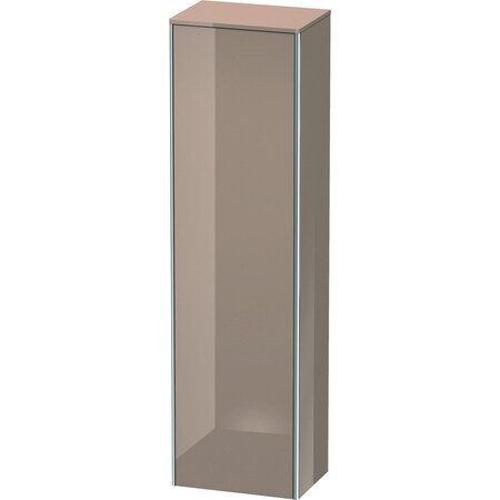 Duravit Xsquare Tall Cabinet Cappuccino High Gloss XS1313L8686